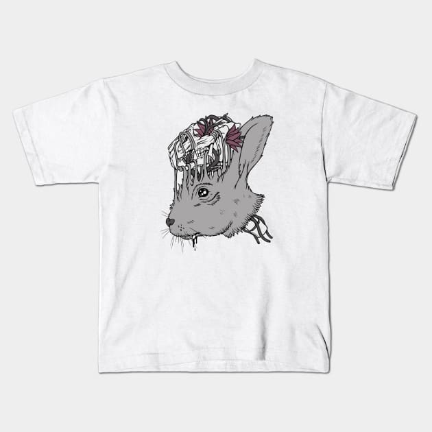 Lucky Rabbit's Head Kids T-Shirt by Woah_Jonny